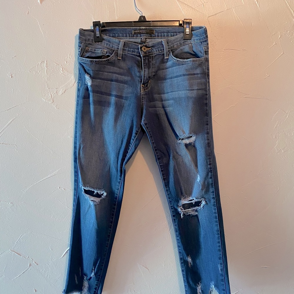 Flying monkey platinum jeans